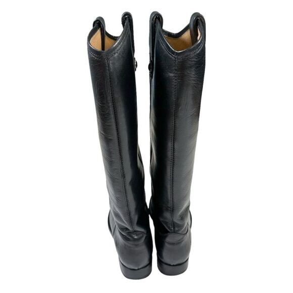 Frye Melissa Button Leather Riding Slip On Mid Calf Boots 77167 Women’s Size 6 - Picture 10 of 16